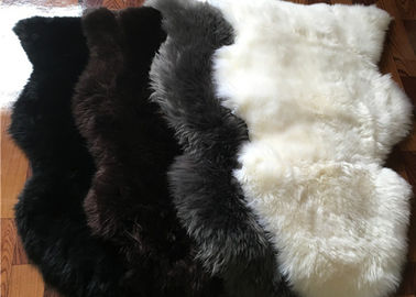China El negro gris real de la manta de rezo de la zalea de Australia teñió la manta larga de las lanas de la corderina proveedor