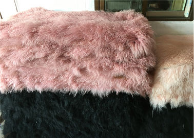 China Manta real mullida de la zalea del pelo largo para las fundas de asiento de la cama/del sofá/de la silla proveedor