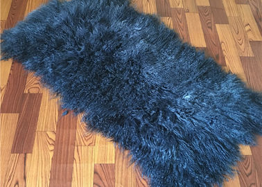 China La manta mongol del tiro de la piel de 2 ' azules marinos *4, sofá grande lanza la arruga anti proveedor
