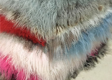 China Acento natural de la piel del cordero de la manta (2' x 4') del tiro mongol auténtico casero de la piel para la silla proveedor