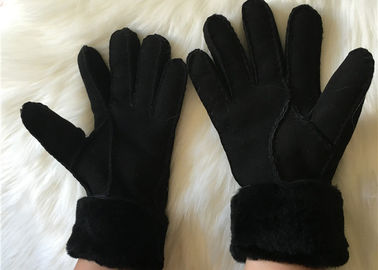 China La piel real del cordero del shearling de las mujeres de los guantes de la zalea del estilo de UGG alineó el guante del trabajo proveedor