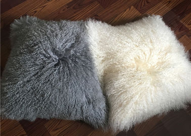 China almohada mongol de la corderina de la cubierta de la almohada de las lanas de las lanas de la zalea de la caja rizada de la almohada proveedor