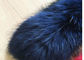 Accesorios azules grandes del ajuste de la capa del mapache del cuello el 100% de la piel del mapache del cuello real de la piel proveedor
