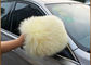 Mitón de detalle auto de la limpieza del coche de la herramienta con las lanas naturales 100% de Australia proveedor