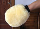 Color beige de la lana merina del mitón suave corto auténtico del lavado para reducir rasguños proveedor