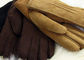 Guantes más calientes cosidos a mano de la zalea, guantes sueded auténticos del shearling de la corderina de las señoras proveedor