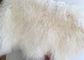 Manta rizada blanca 100% de la piel del pelo de la zalea de la crema mongol larga natural de la corderina proveedor