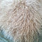 Amortiguador mongol de la lana de cordero del pelo de la zalea de las ovejas de la almohada rizada real larga de la piel proveedor