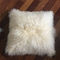 almohada mongol de la corderina de la cubierta de la almohada de las lanas de las lanas de la zalea de la caja rizada de la almohada proveedor