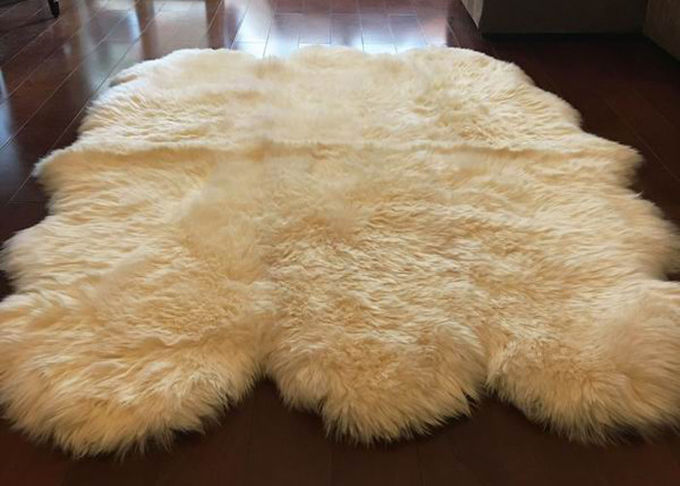 Alfombra auténtica del dormitorio de Australia de la zalea lanas puras grandes naturales reales de la manta de las nuevas