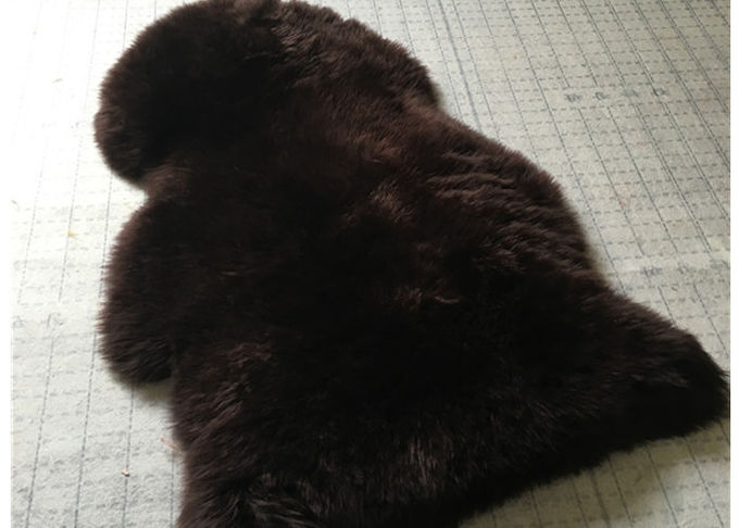 Resbalón anti del shearling de la manta australiana blanca de marfil de la zalea para las esteras interiores del piso