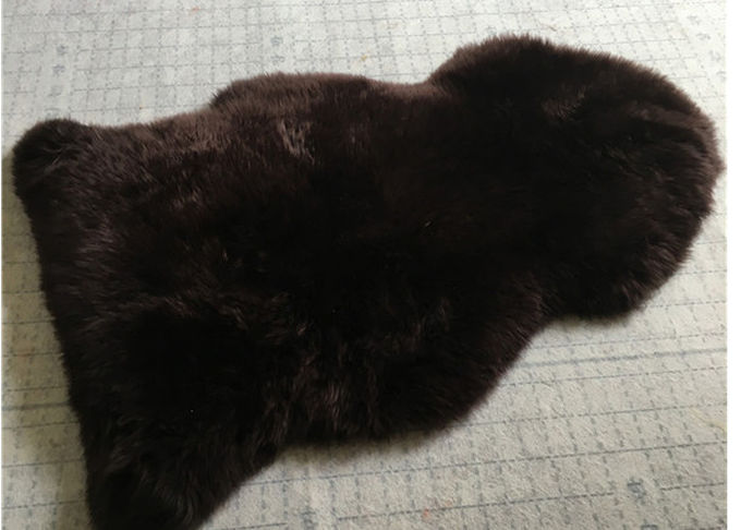 La lana larga modificada para requisitos particulares manta real de la talla 110 x180cm Australia de la zalea oculta la manta