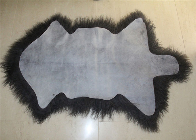 Hipoalérgico ligero de la manta mongol de la zalea de las pulgadas *72 del beige 45 para la materia textil casera