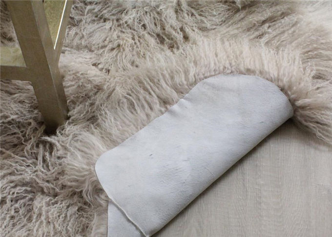 Caliente cómodo de la manta mongol de la zalea de la piel de la piel para las cubiertas del tiro del sofá