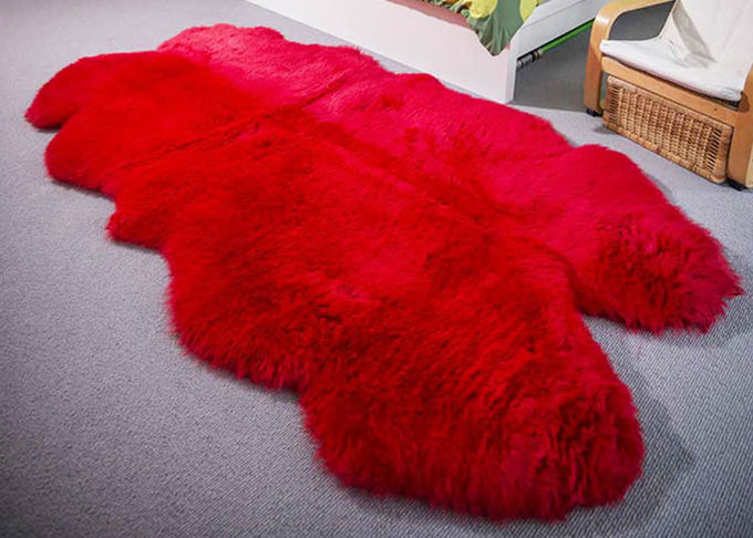 Suavidad gruesa cómoda de la manta australiana decorativa de la zalea de la sala de estar para el bebé
