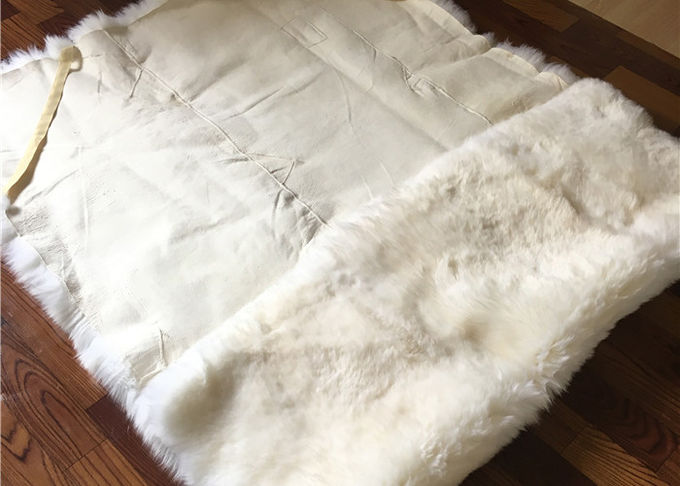 Manta lavable hecha a mano de la zalea, manta formada natural del tiro de las ovejas para el juego del bebé