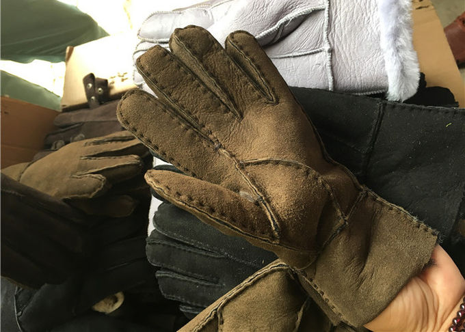 M durable L tamaño del s de Australia de la zalea de los guantes más calientes reales de la zalea
