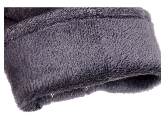 Guantes para mujer del paño grueso y suave del terciopelo micro, guantes suaves de Smatouch con la guarnición de la piel