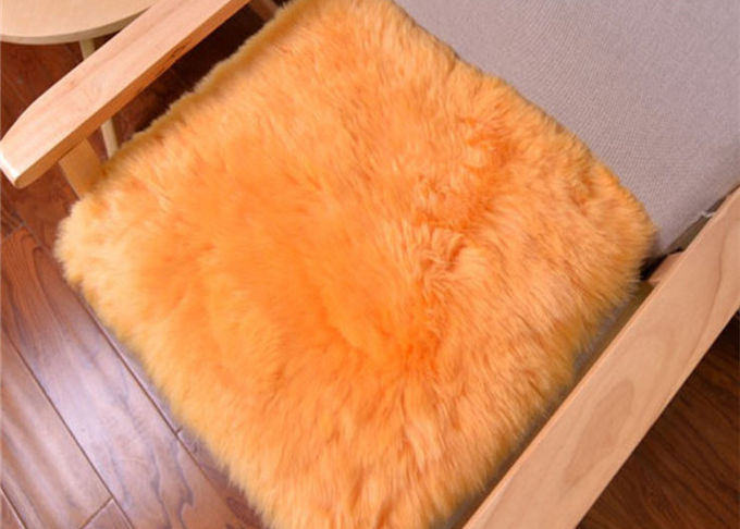 El cojín australiano auténtico 16*16inch de la lana de cordero se dirige la decoración para la cama/el sofá