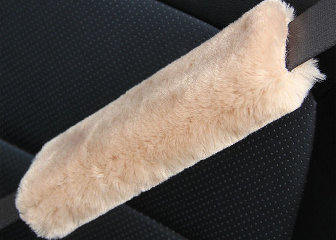 Cubiertas reales del cinturón de Seat de las lanas para el hombro de protección, protector del cuello de la correa del asiento de carro