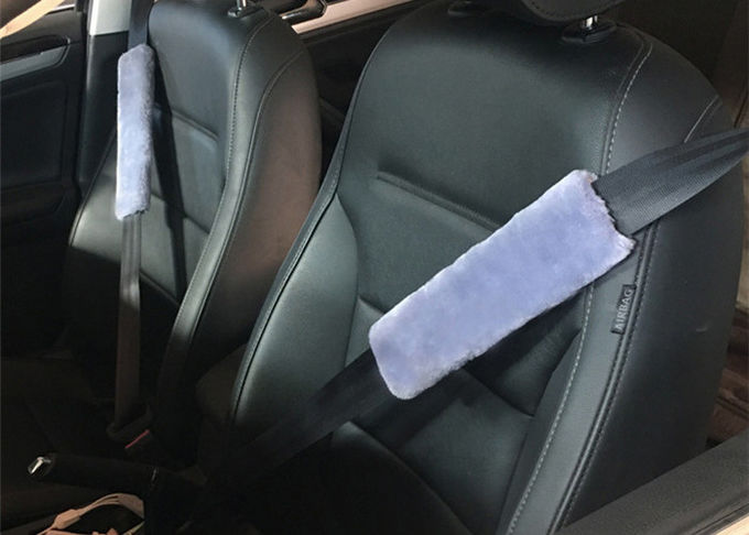 Cubiertas reales del cinturón de Seat de las lanas para el hombro de protección, protector del cuello de la correa del asiento de carro