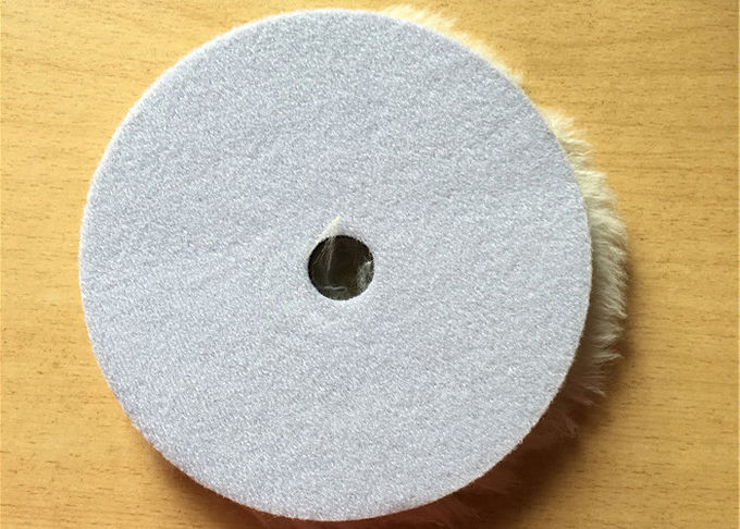 Artículo suavidad amistosa de Eco del tampón para pulir de 5 de la pulgada lanas del cordero para la herramienta del mantenimiento del coche
