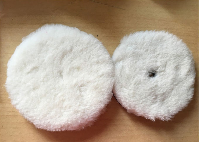 El 100% puro escoge lavable durable echada a un lado del tampón para pulir de las lanas con forma modificada para requisitos particulares