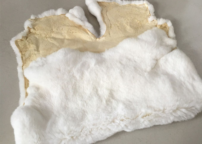 Densidad pesada lavable de Rex del conejo de la piel suave real de encargo de la piel para la manta auténtica