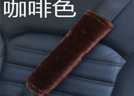Cubierta anti hecha a mano del cinturón de seguridad del shearling del resbalón para los niños cómodos