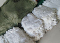 China Piel auténtica del conejo de las chaquetas para el tiro del invierno, pieles blancas de la piel del conejo de los 22*30cm  compañía