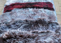 Piel rizada de las ovejas de la piel de la tela el 15cm de la corderina mongol larga mongol real del pelo