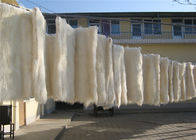 La zalea larga del pelo de la manta tibetana de la lana de cordero teñió la alfombra mongol de la manta de la placa de la piel del cordero