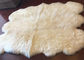Manta real de la zalea de las lanas largas del pelo con la forma 60 los x 90cm de las ovejas blancas de Natura proveedor