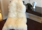 Lana merina larga de la manta real blanca decorativa casera de la zalea forma natural de 60 de los x 90cm  proveedor