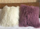 Lanas decorativas modificadas para requisitos particulares de la almohada de tiro de la zalea mongol del color/del tamaño el 10-15cm proveedor