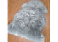 Manta australiana larga auténtica casera de la zalea con las lanas grises claras los 60x90cm proveedor