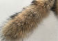 Encogimiento anti del mapache de Brown de la piel del ajuste real del cuello caliente para el abrigo de invierno de las mujeres proveedor