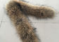 El cuello caliente Eco de la piel del mapache del color natural amistoso para la capilla embroma el abrigo esquimal proveedor