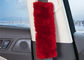El OEM teñió las hombreras de las cubiertas de la correa del asiento de carro de los colores con lanas suaves largas proveedor
