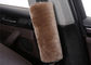 Cubierta merina el 14x24cm suave del cinturón de seguridad de la zalea del coche universal para el cuello de protección proveedor