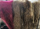 Ajuste lujoso superior de la bufanda del cuello de la piel del mapache del color natural para la ropa proveedor