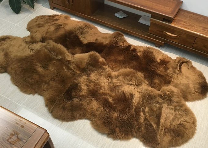 La zalea real Brown oscuro de Australia teñió la manta larga gruesa de la alfombra de las lanas de Australia