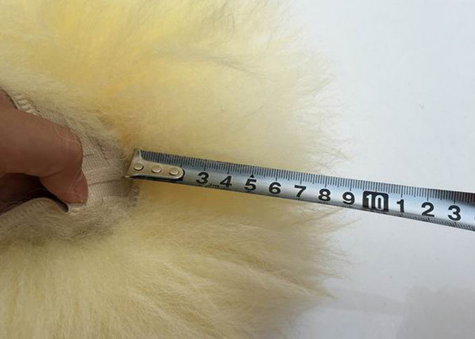 Guante real de la limpieza del coche de la lana de cordero de Australia del pelo largo del mitón del túnel de lavado de la zalea