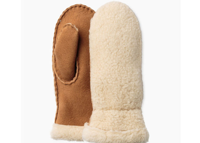 Los guantes más calientes de la zalea del shearling