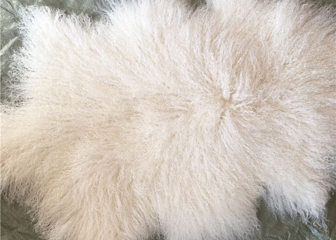 Mantas interiores de Tíbet del cordero de la piel del tiro de la manta del pelo de la piel larga auténtica de las ovejas para el hogar